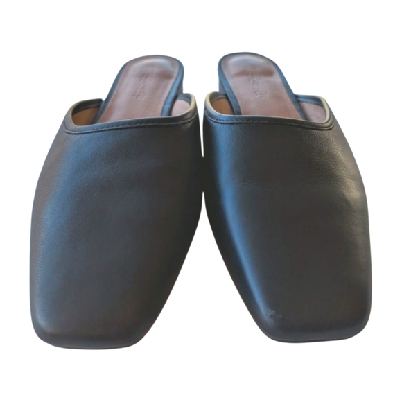 MADEWELL The Adelia Mule in Black Leather Size 8.5 - Picture 2 of 10